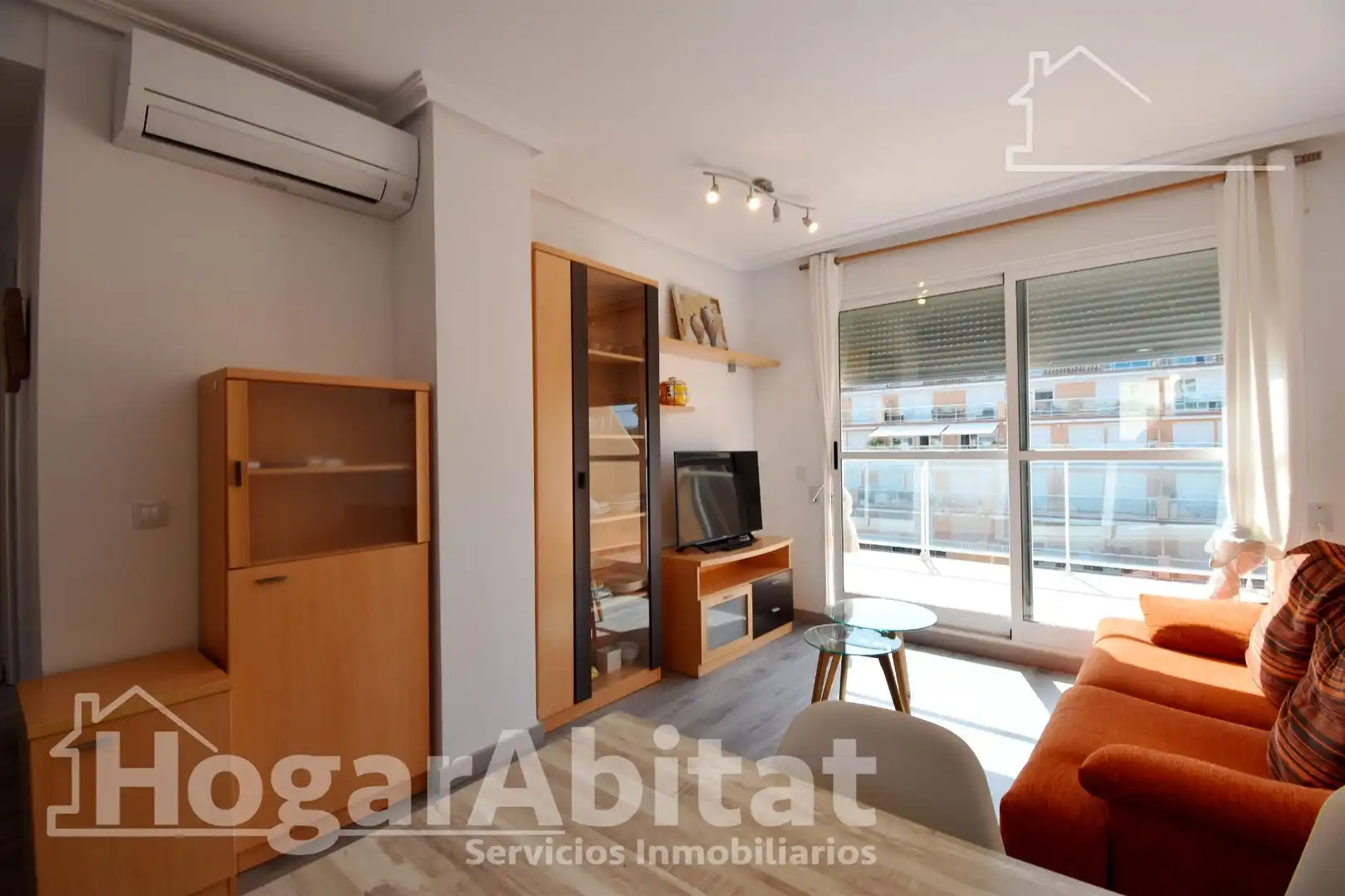 Living room of Flat for sale in Dénia  with Air Conditioner, Heating and Private garden