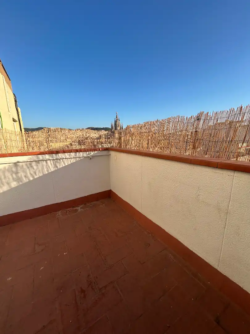 Balcony of Attic for rent in Barcelona