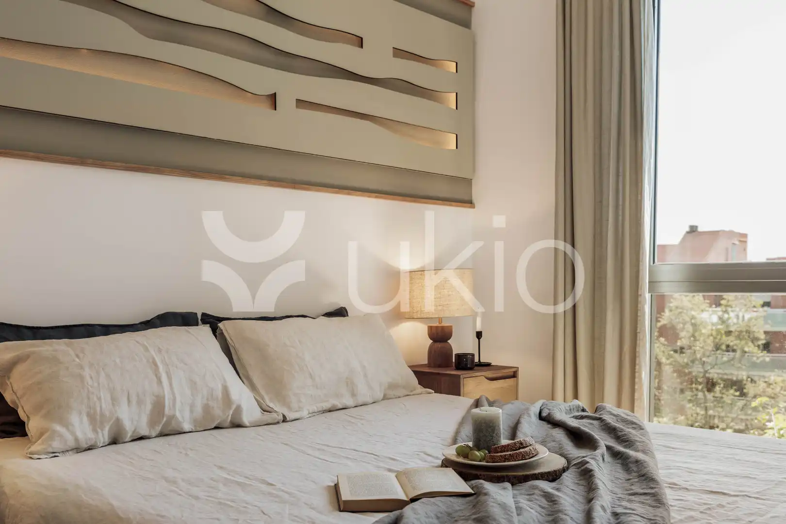 Habitación de Apartamento de alquiler en Barcelona con Aire acondicionado, Calefacción y Amueblado