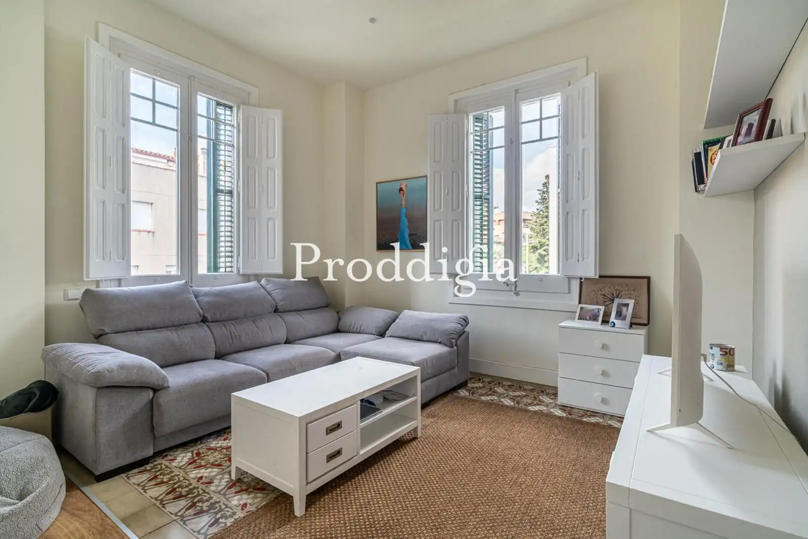 Living room of Houses for rent in Sant Cugat del Vallès  with Air Conditioner, Heating and Swimming Pool
