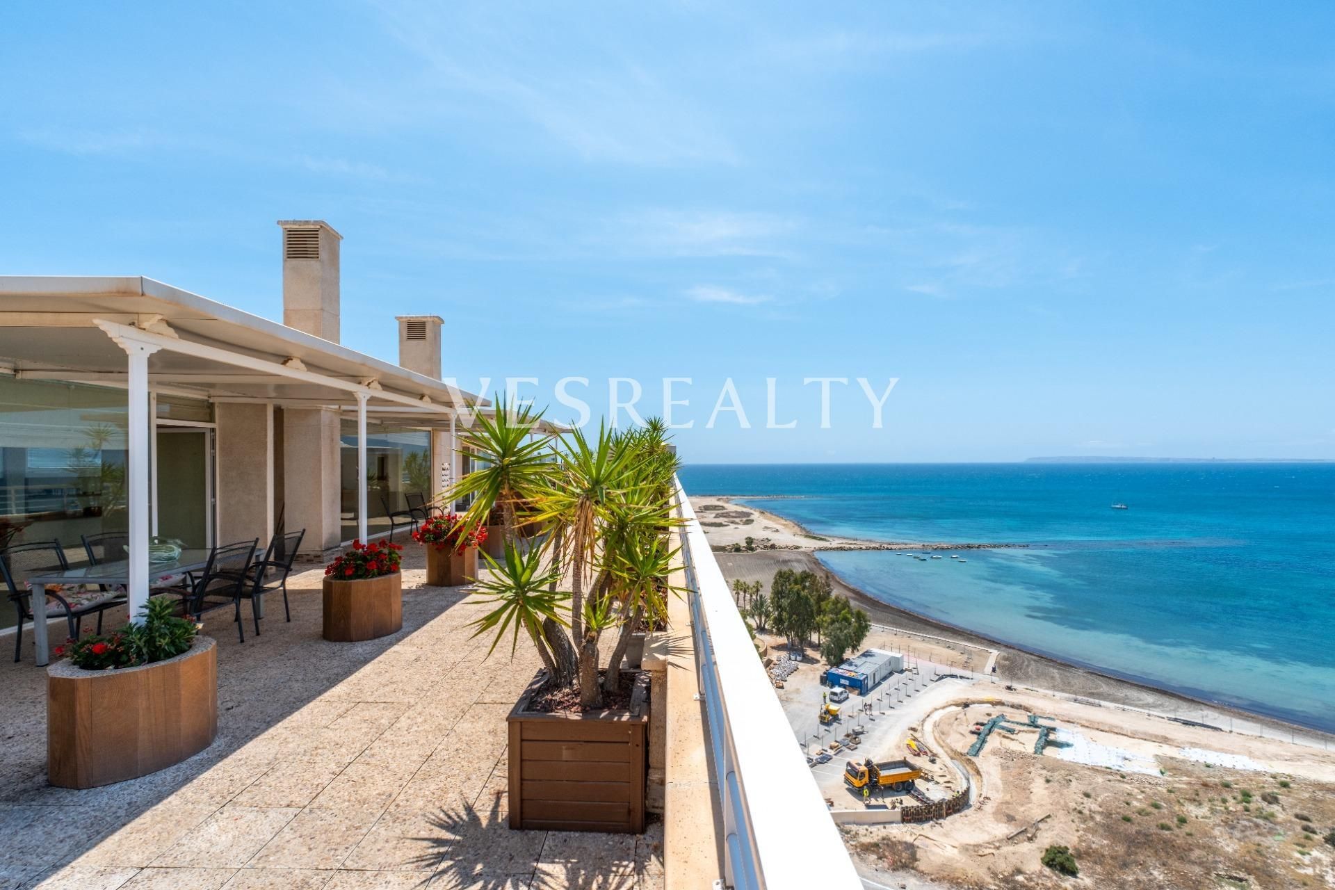 Terrace of Attic to rent in Alicante / Alacant  with Private garden, Terrace and Balcony