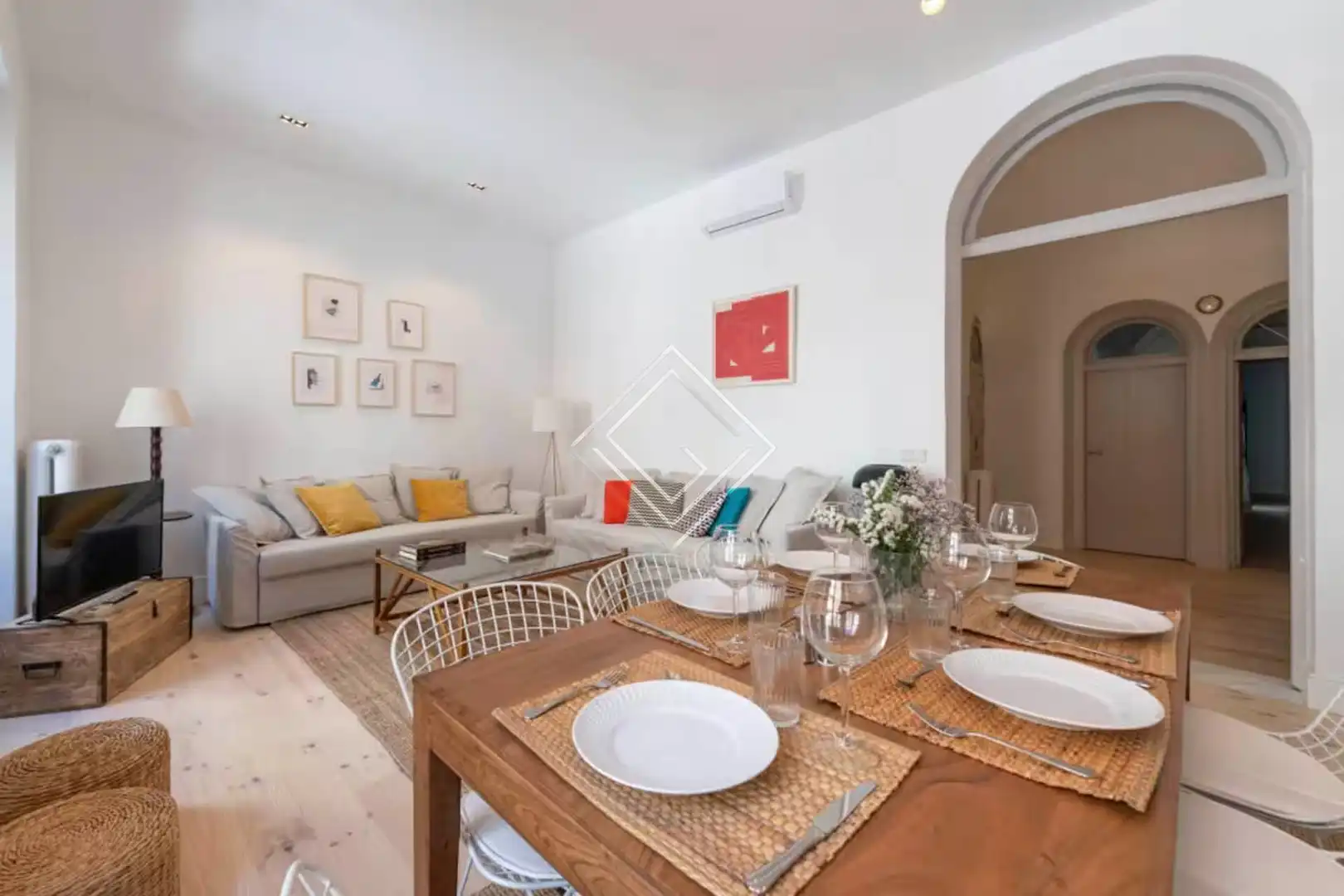 Esszimmer von Wohnung zur Miete in Centro