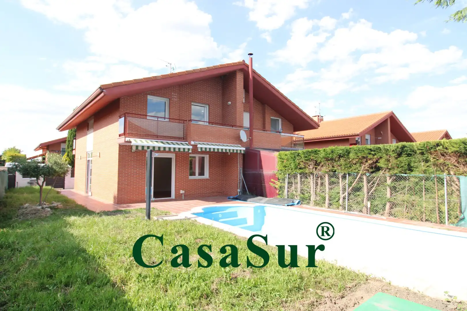 Vista exterior de Casa o chalet en venta en Renedo de Esgueva con Calefacción, Jardín privado y Terraza