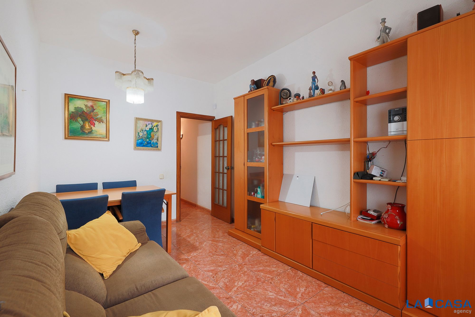 Living room of Flat for sale in  Barcelona Capital  with Heating and Terrace