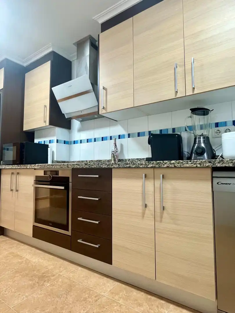 Kitchen of Flat for sale in Elche / Elx  with Air Conditioner, Heating and Furnished