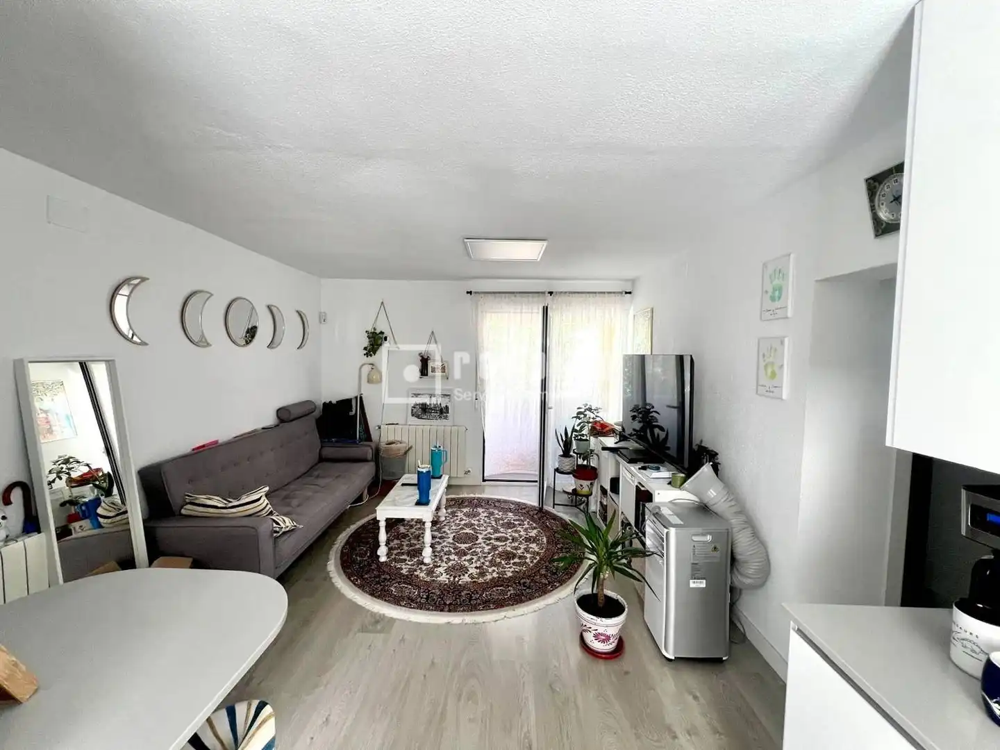Sala de estar de Piso de alquiler en Madrid con Calefacción y Terraza