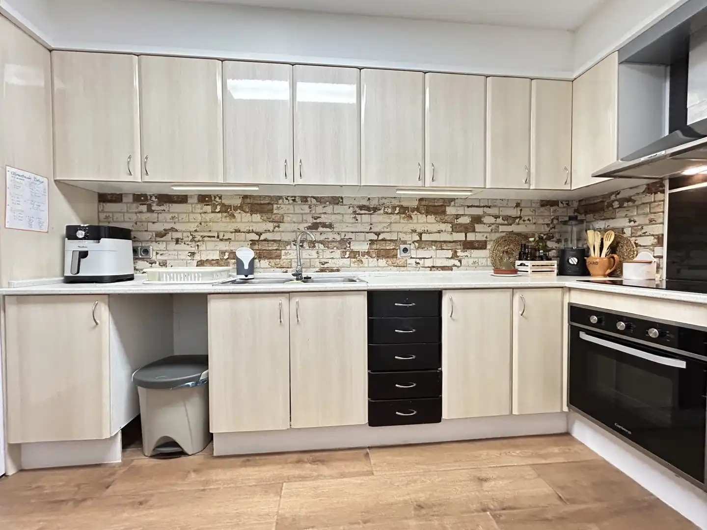 Küche von Wohnung zum Verkauf in El Vendrell mit Heizung, Privatgarten und Parkett