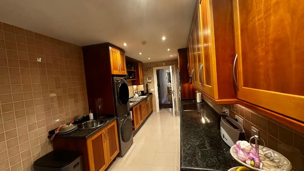 Kitchen of Apartments for rent in Marbella  with Air Conditioner, Heating and Private garden