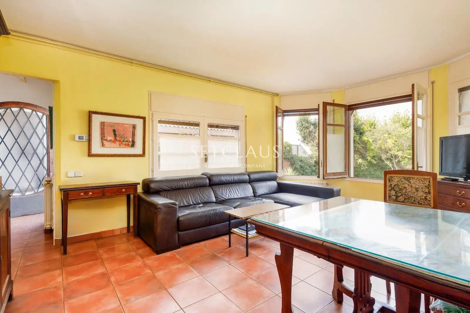Sala d'estar de Casa o xalet en venda en El Masnou amb Calefacció, Jardí privat i Terrassa