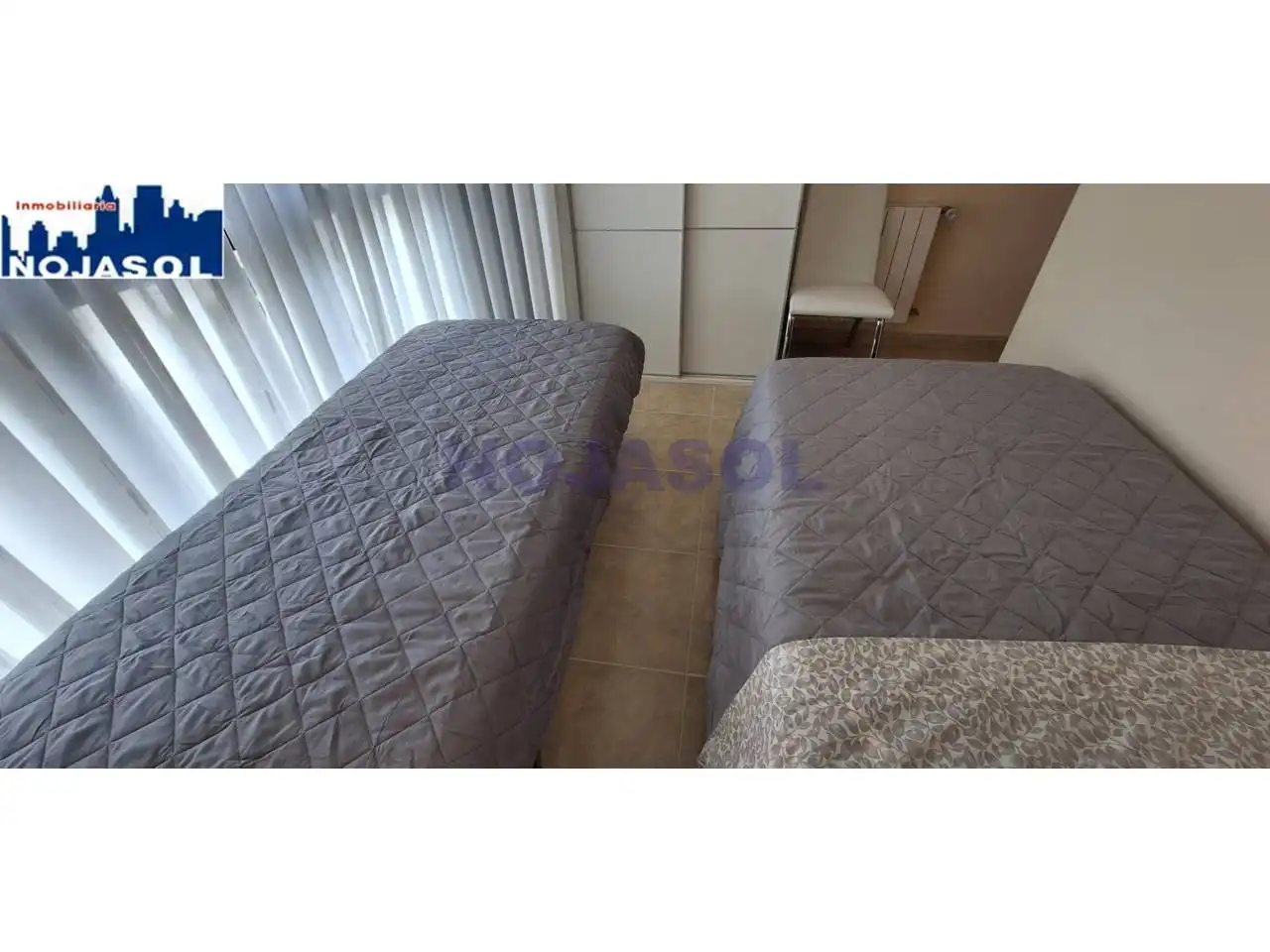 Bedroom of Flat for rent in Noja  with Heating, Terrace and Furnished
