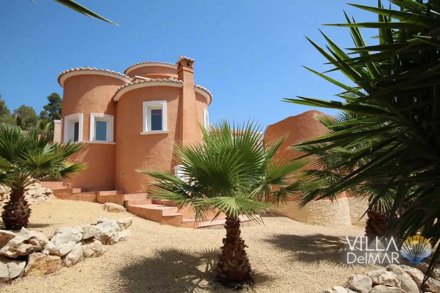 Vista exterior de Casa o xalet en venda en Jávea / Xàbia amb Calefacció, Jardí privat i Terrassa