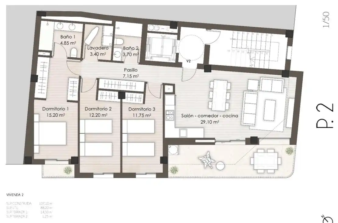 Flat for sale in Santa Pola  with Air Conditioner, Terrace and Storage room