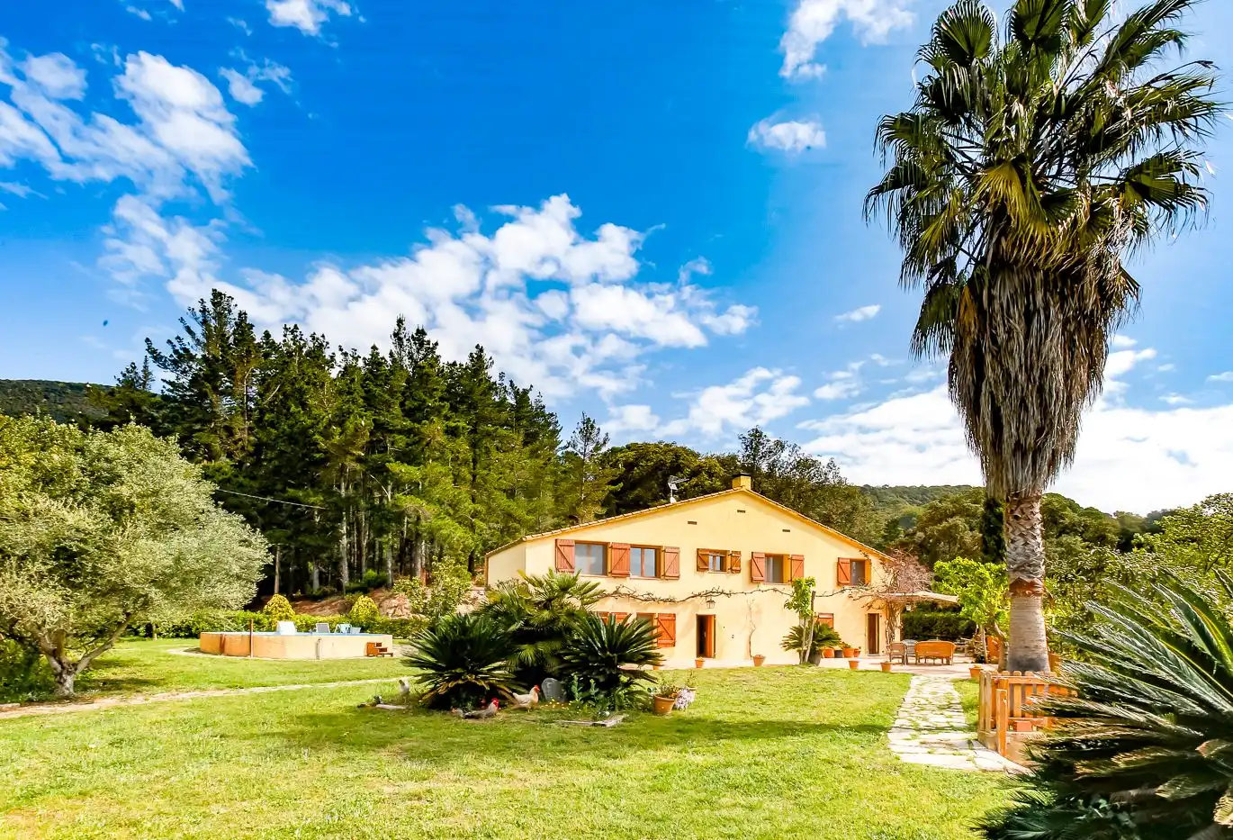Jardín de Finca rústica en venta en Sant Iscle de Vallalta con Calefacción, Terraza y Trastero