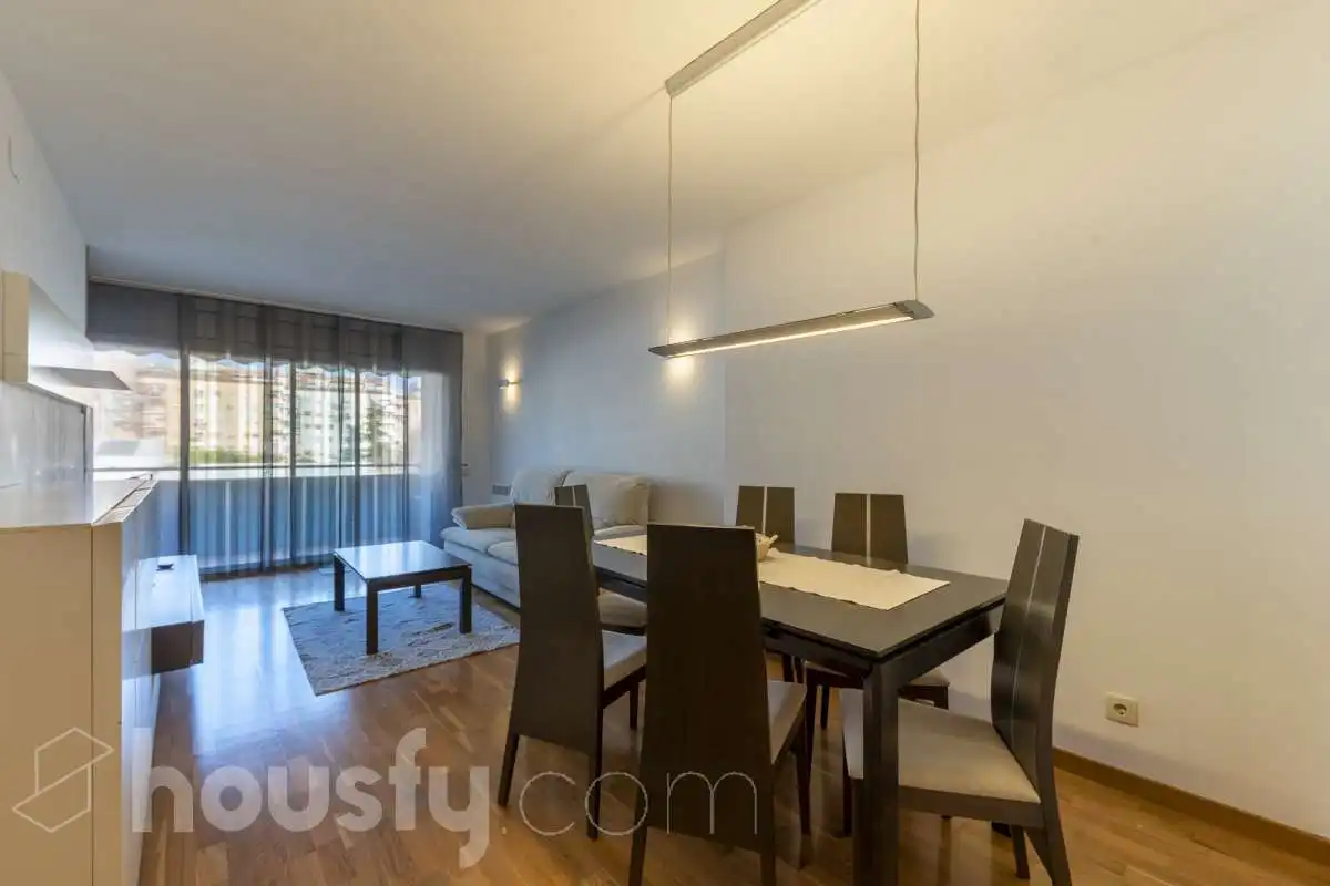 Living room of Flat for rent in Mataró  with Air Conditioner, Heating and Parquet flooring