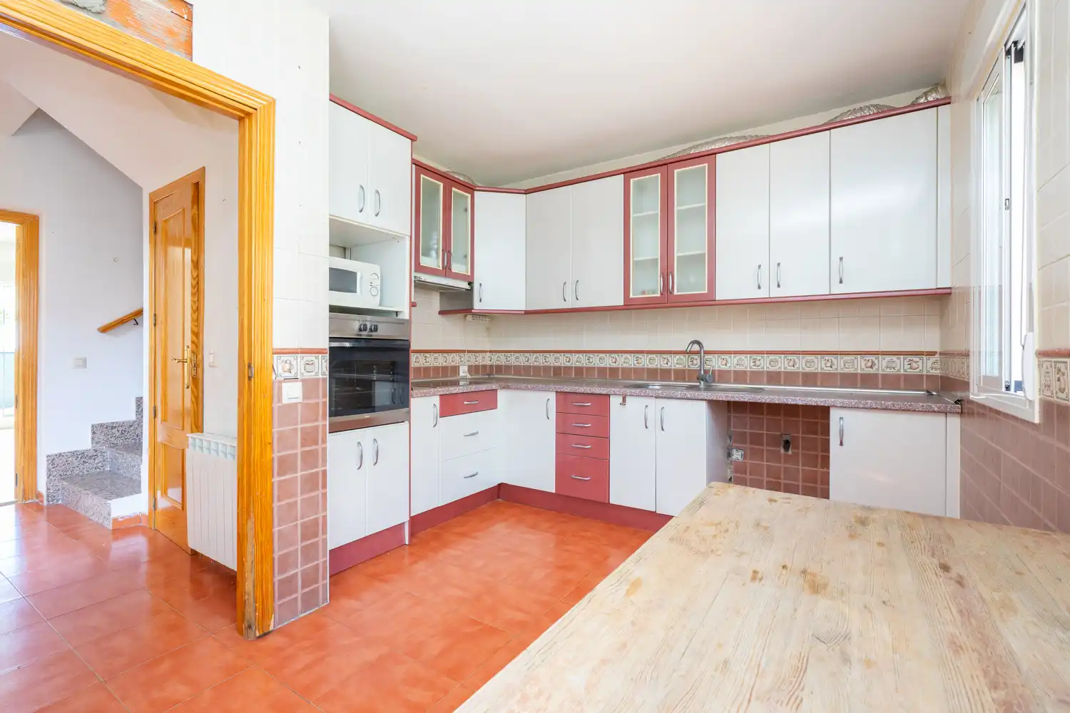 Cocina de Casa adosada en venta en Santa Cruz del Retamar con Calefacción y Piscina