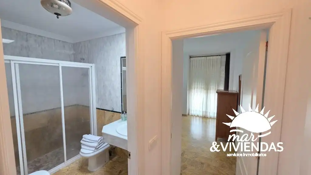 Habitación de Casa adosada en venta en Mojácar con Aire acondicionado, Calefacción y Jardín privado