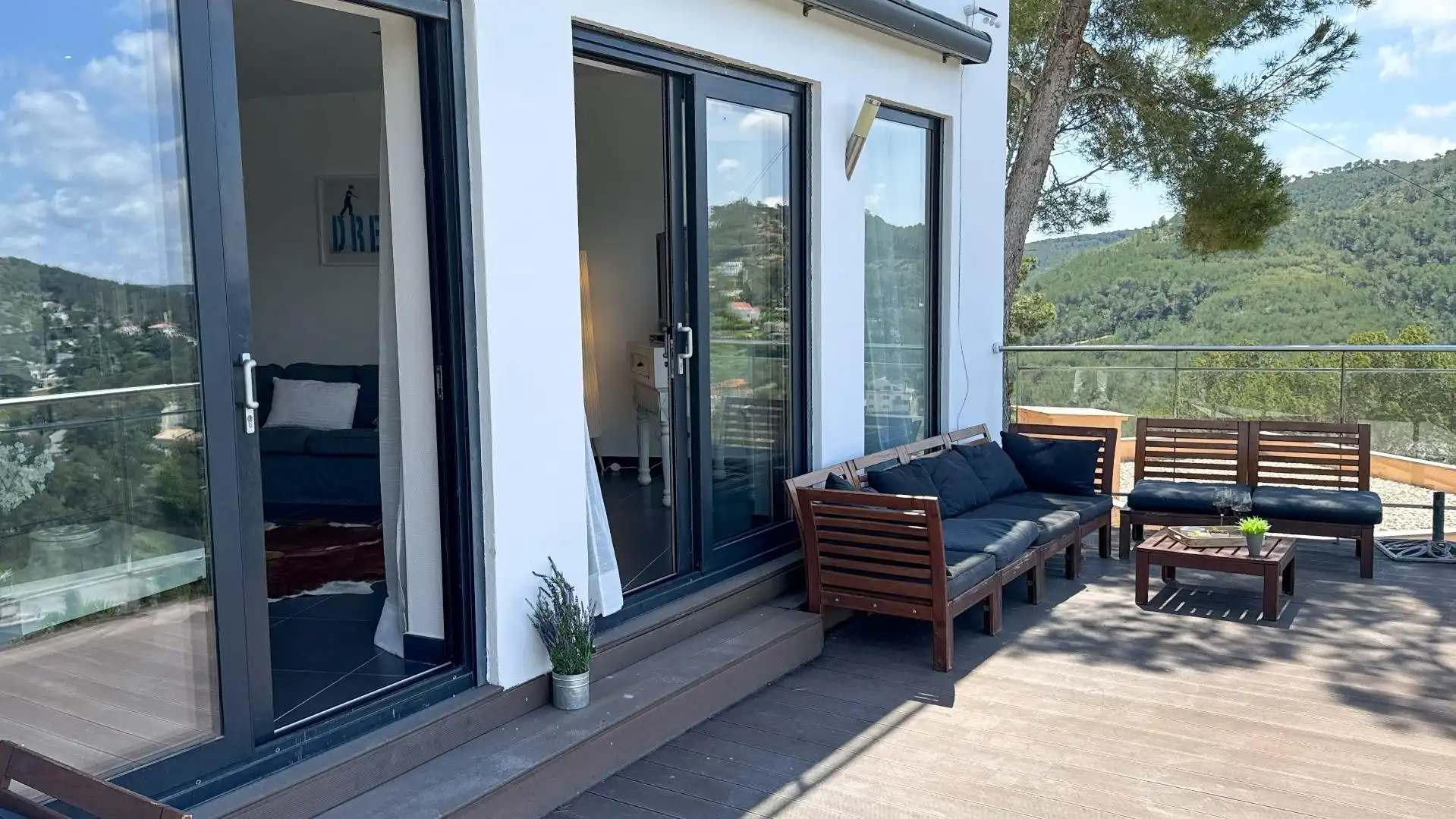 Terraza de Casa o chalet en venta en Olivella con Aire acondicionado, Calefacción y Jardín privado