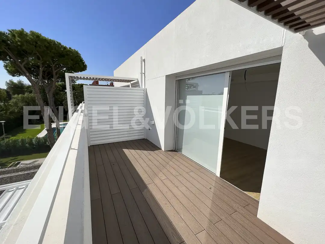 Terrasse von Haus oder Chalet zur Miete in Gavà mit Klimaanlage, Heizung und Privatgarten