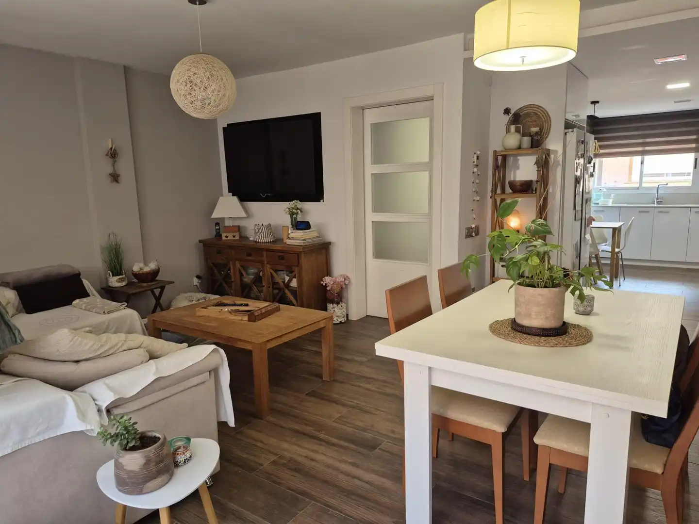 Sala de estar de Casa adosada en venta en Malgrat de Mar con Aire acondicionado, Terraza y Balcón