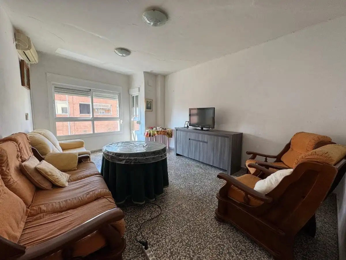 Sala de estar de Casa o chalet en venta en Alberic con Aire acondicionado, Terraza y Trastero