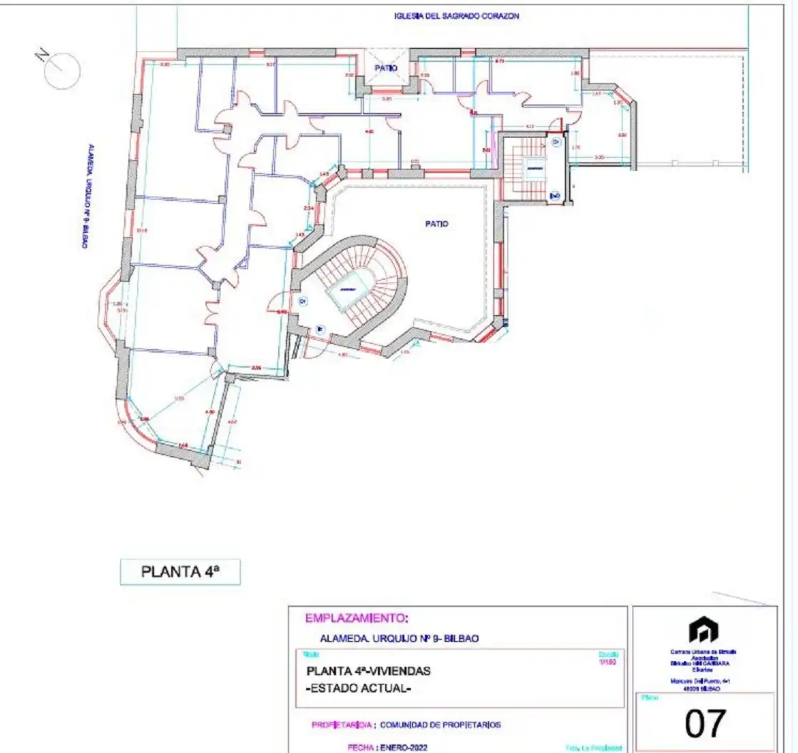 Oficina con ascensor en venta en Abando - Albia, imagen 7
