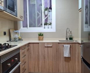 Kitchen of Planta baja for sale in  Barcelona Capital  with Heating, Terrace and Furnished