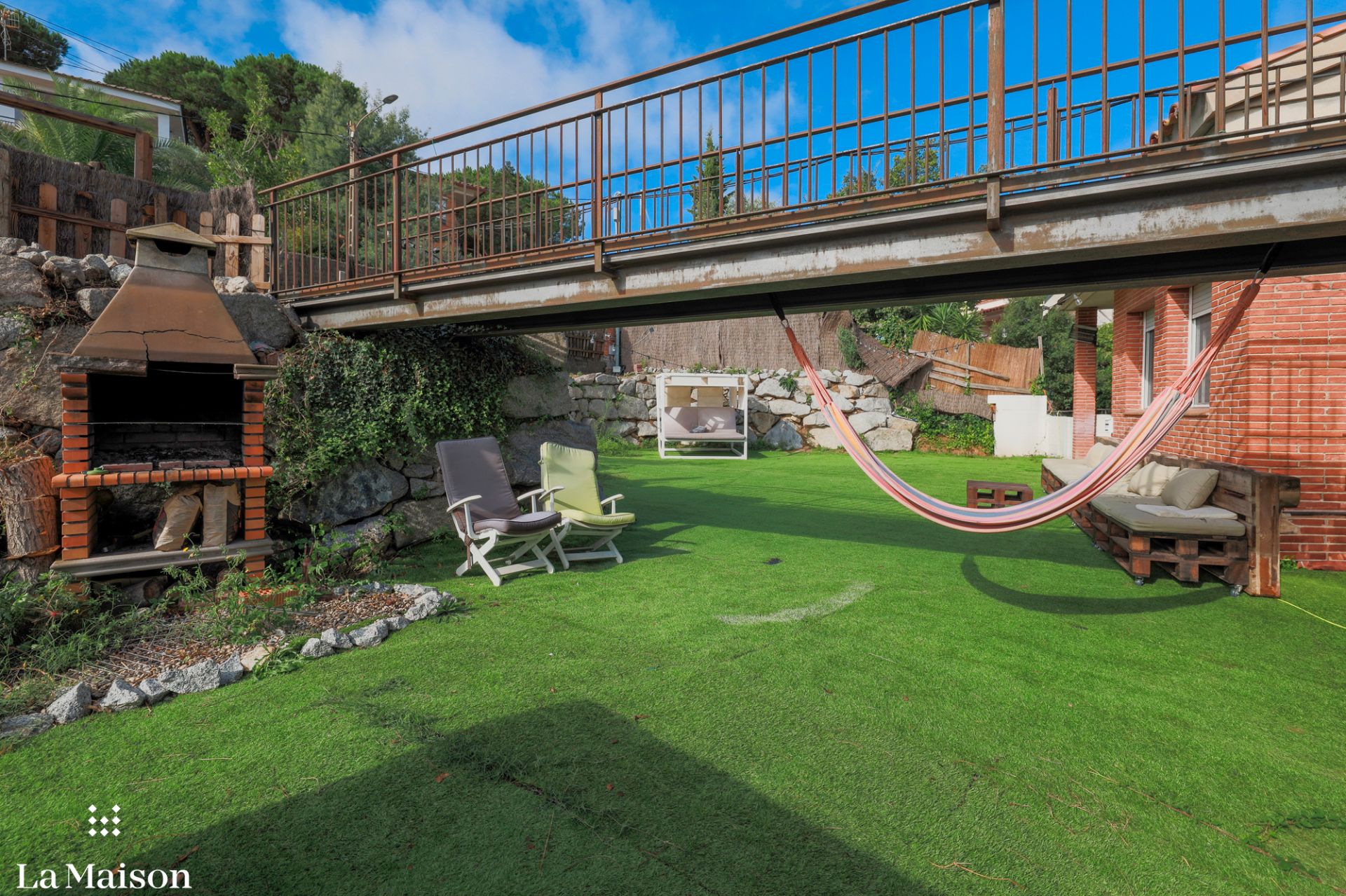 Terrace of House or chalet for sale in Dosrius  with Air Conditioner, Heating and Private garden