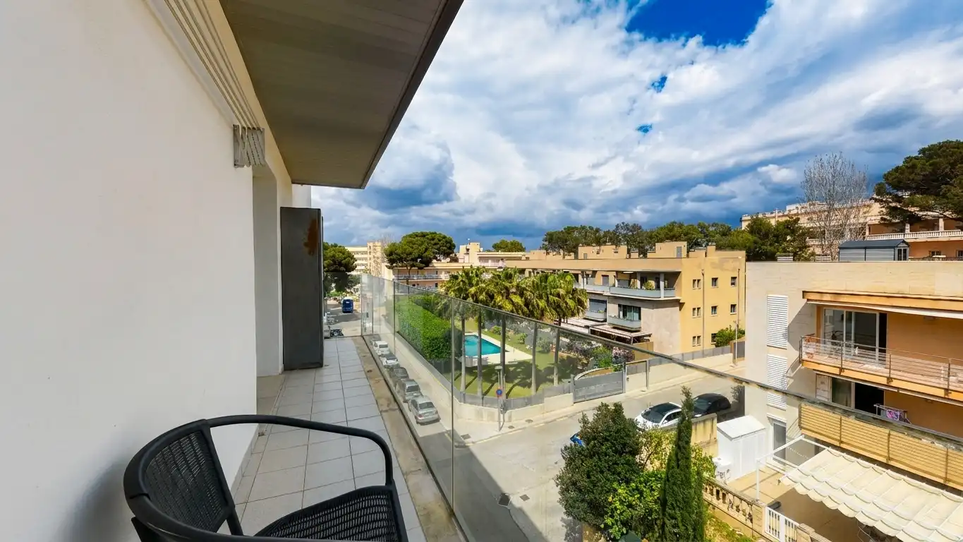 Terrassa de Apartament en venda en  Palma de Mallorca amb Aire condicionat, Traster i Piscina