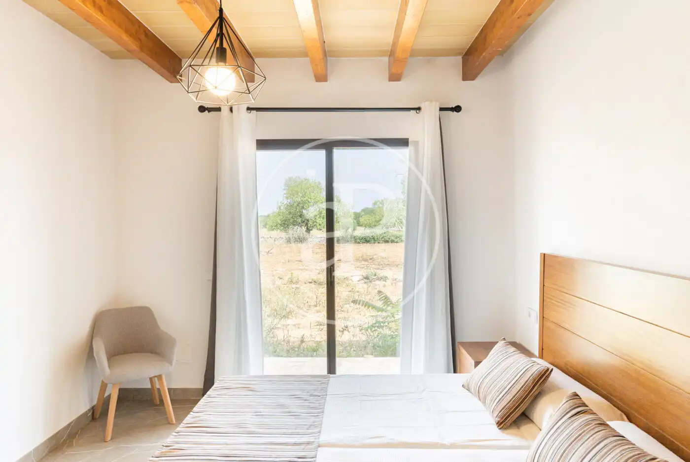 Bedroom of Houses for rent in Felanitx  with Air Conditioner, Private garden and Swimming Pool