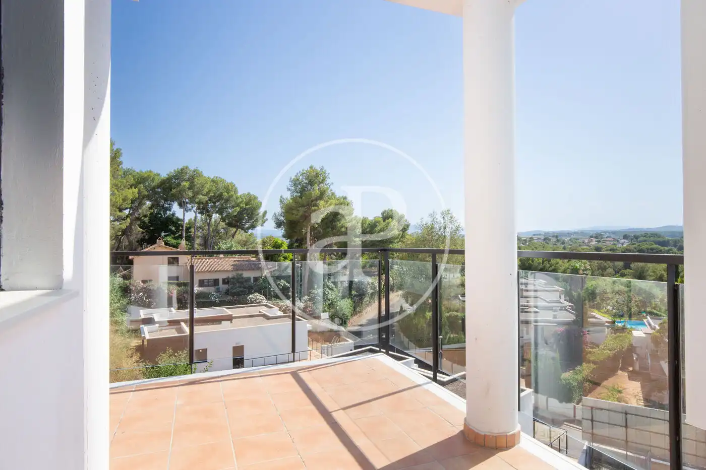 Terraza de Casa adosada en venta en Chiva con Aire acondicionado, Calefacción y Jardín privado