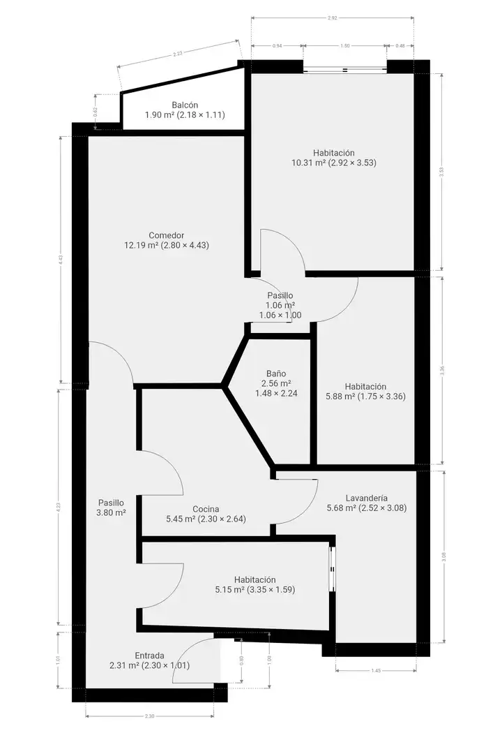 Flat for sale in Santa Coloma de Gramenet