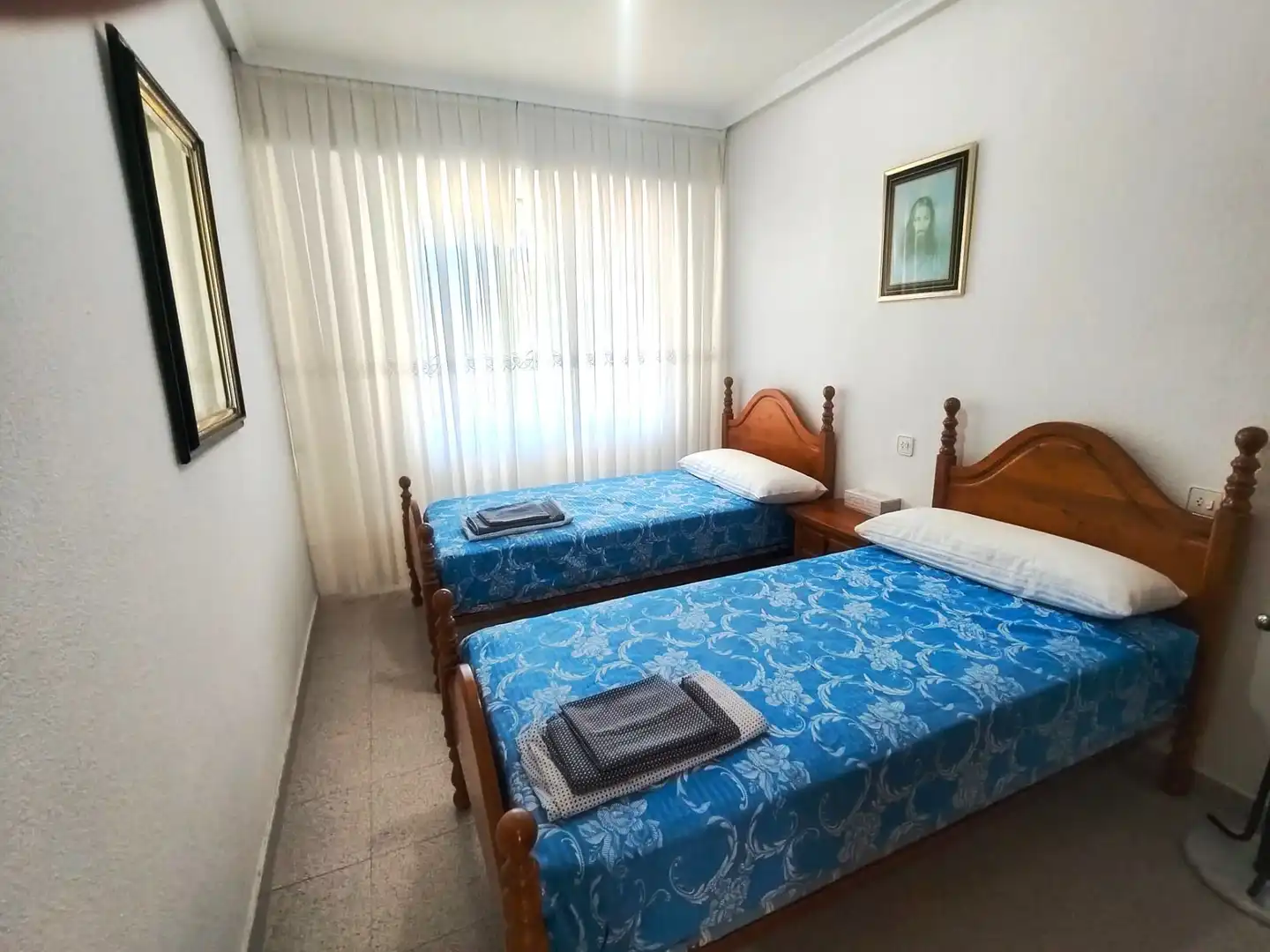 Schlafzimmer von Wohnung zur Miete in Santa Pola mit Klimaanlage, Heizung und Terrasse