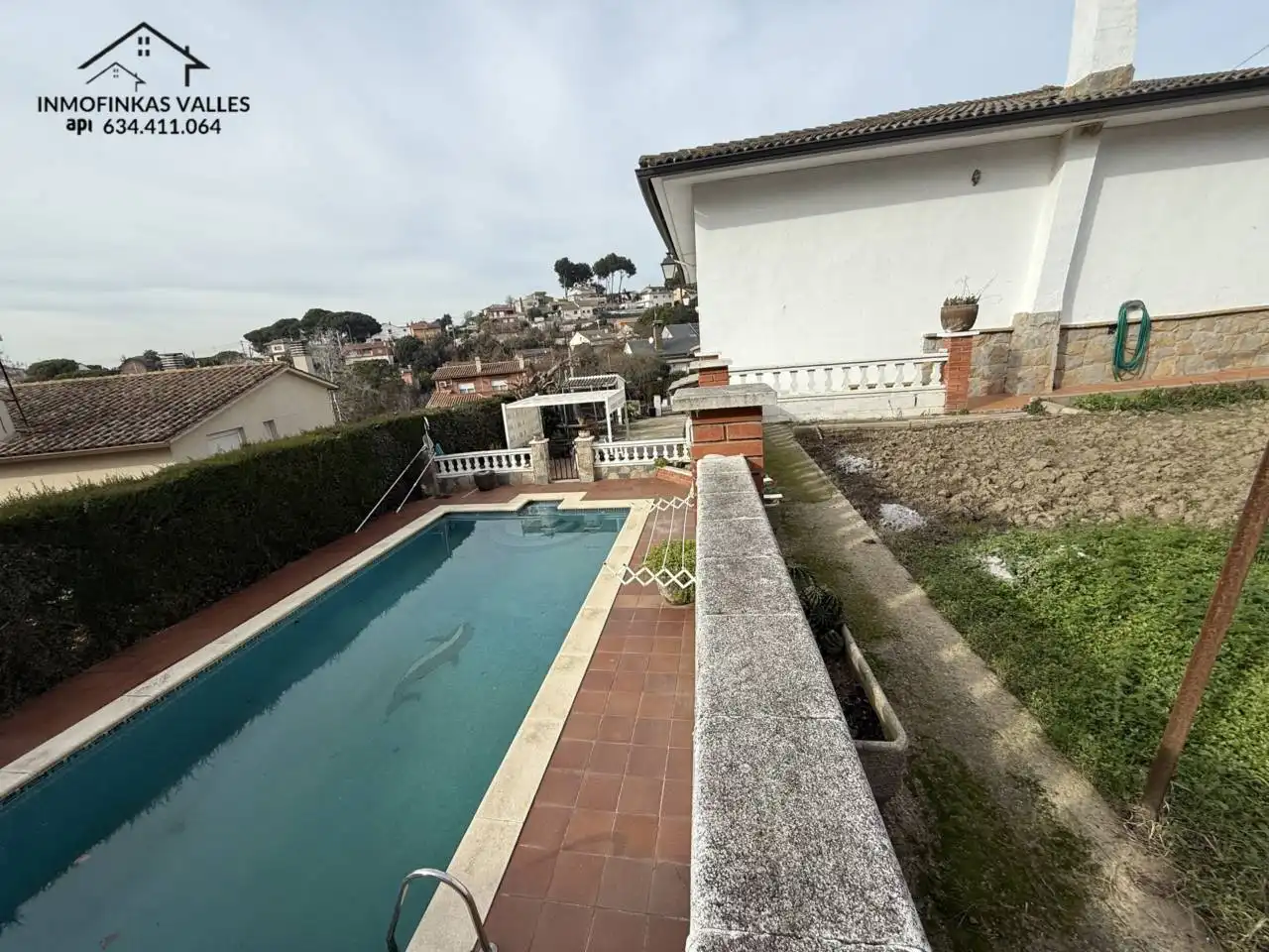 Swimming pool of Houses for sale in Lliçà de Vall  with Air Conditioner, Heating and Private garden