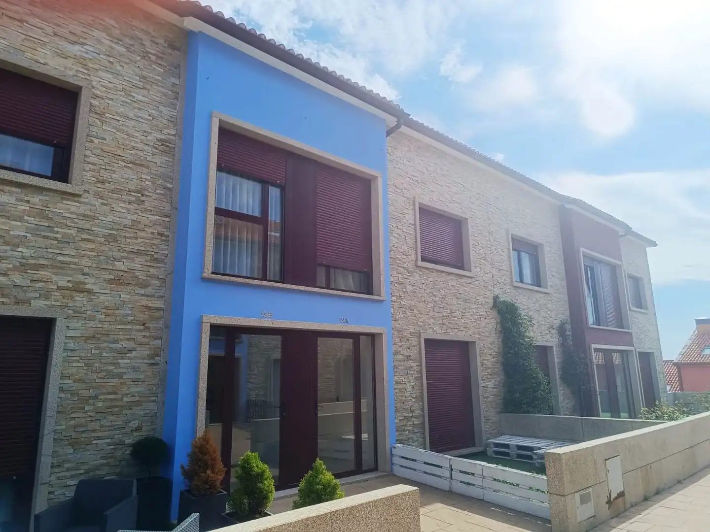 Vista exterior de Casa adosada en venta en Porto do Son