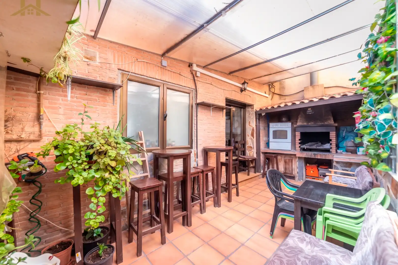 Terrasse von Einfamilien-Reihenhaus zum Verkauf in Sevilla la Nueva