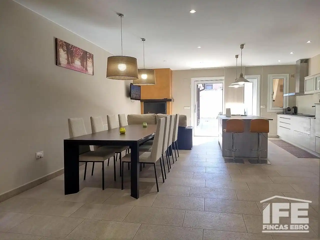 Comedor de Casa o chalet en venta en Alagón con Aire acondicionado, Calefacción y Jardín privado