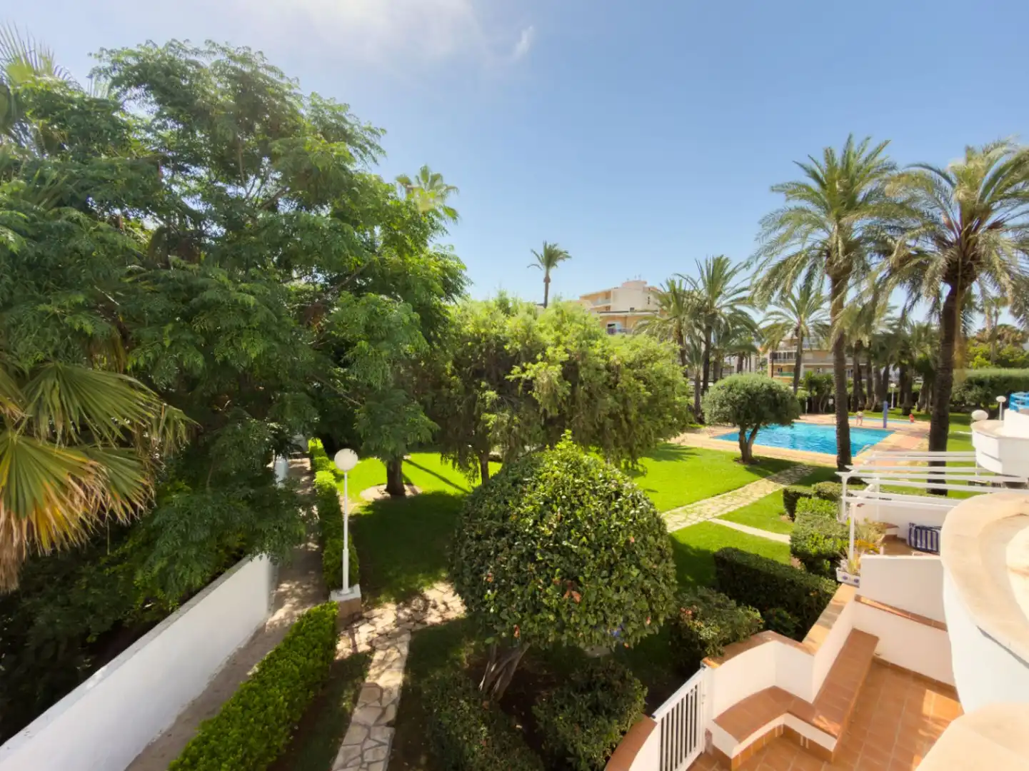 Garden of Apartments for sale in Dénia  with Air Conditioner, Heating and Terrace