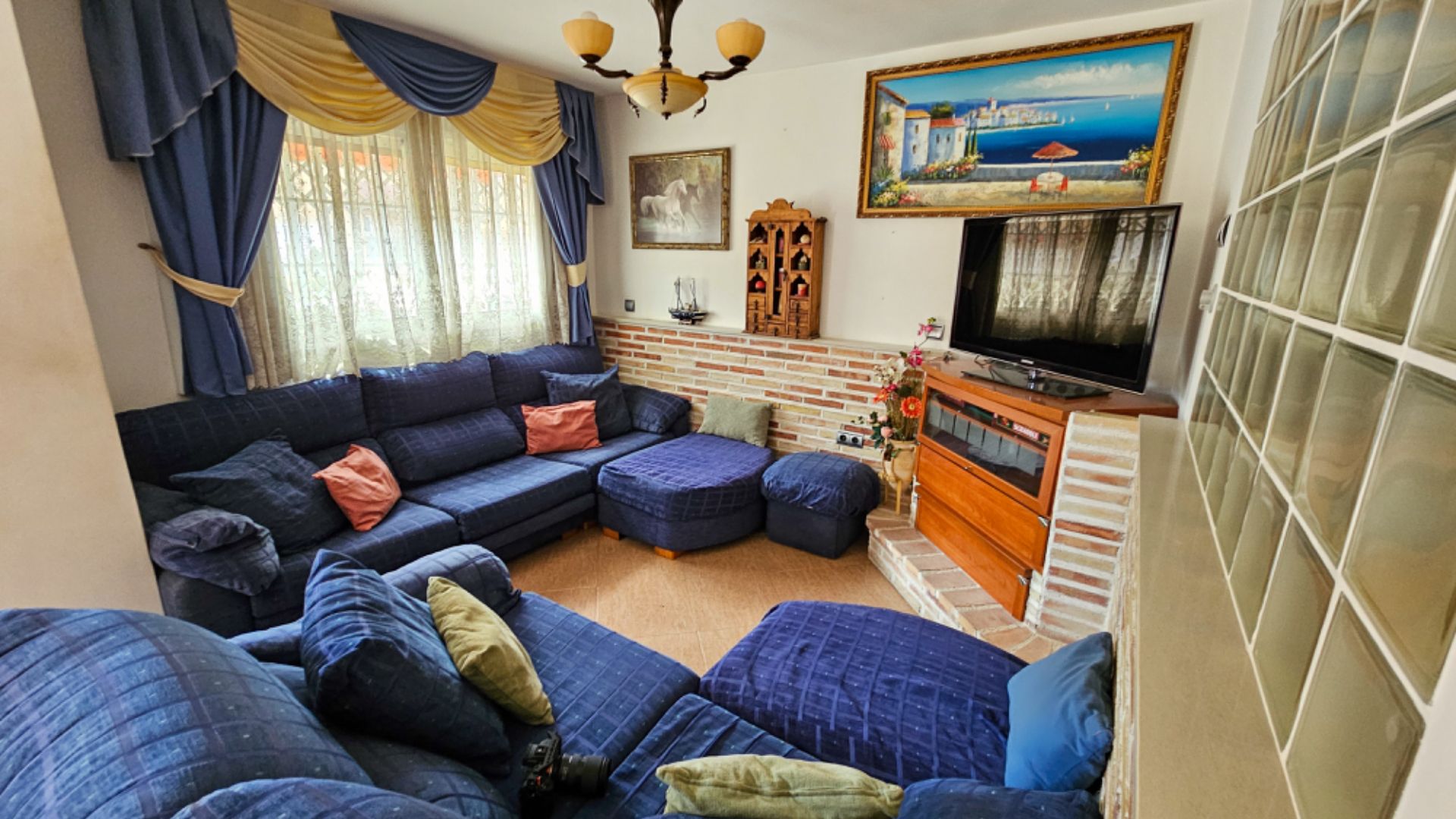 Sala d'estar de Casa adosada en venda en  Murcia Capital amb Aire condicionat, Terrassa i Traster