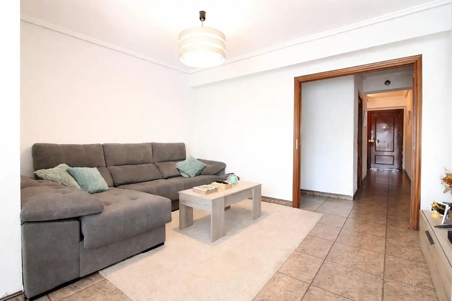Sala de estar de Piso en venta en Valencia con Aire acondicionado y Balcón
