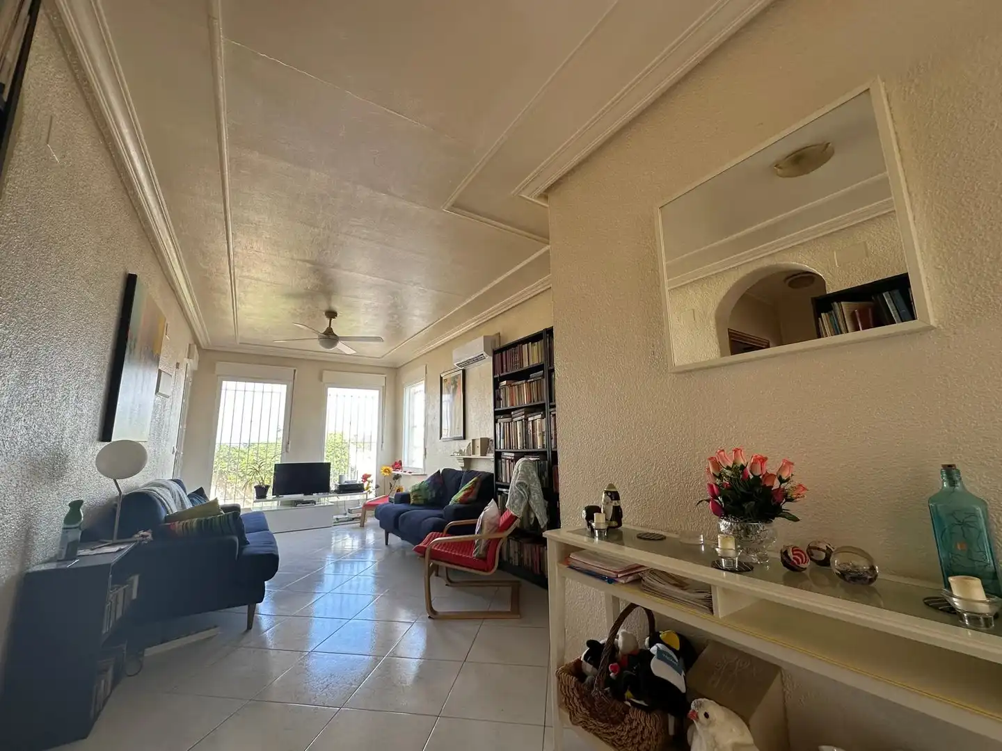 Sala d'estar de Casa o xalet en venda en San Fulgencio amb Aire condicionat, Terrassa i Traster