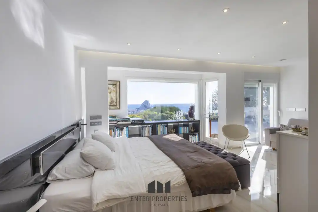 Bedroom of Flat for rent in Calpe / Calp  with Air Conditioner, Heating and Terrace