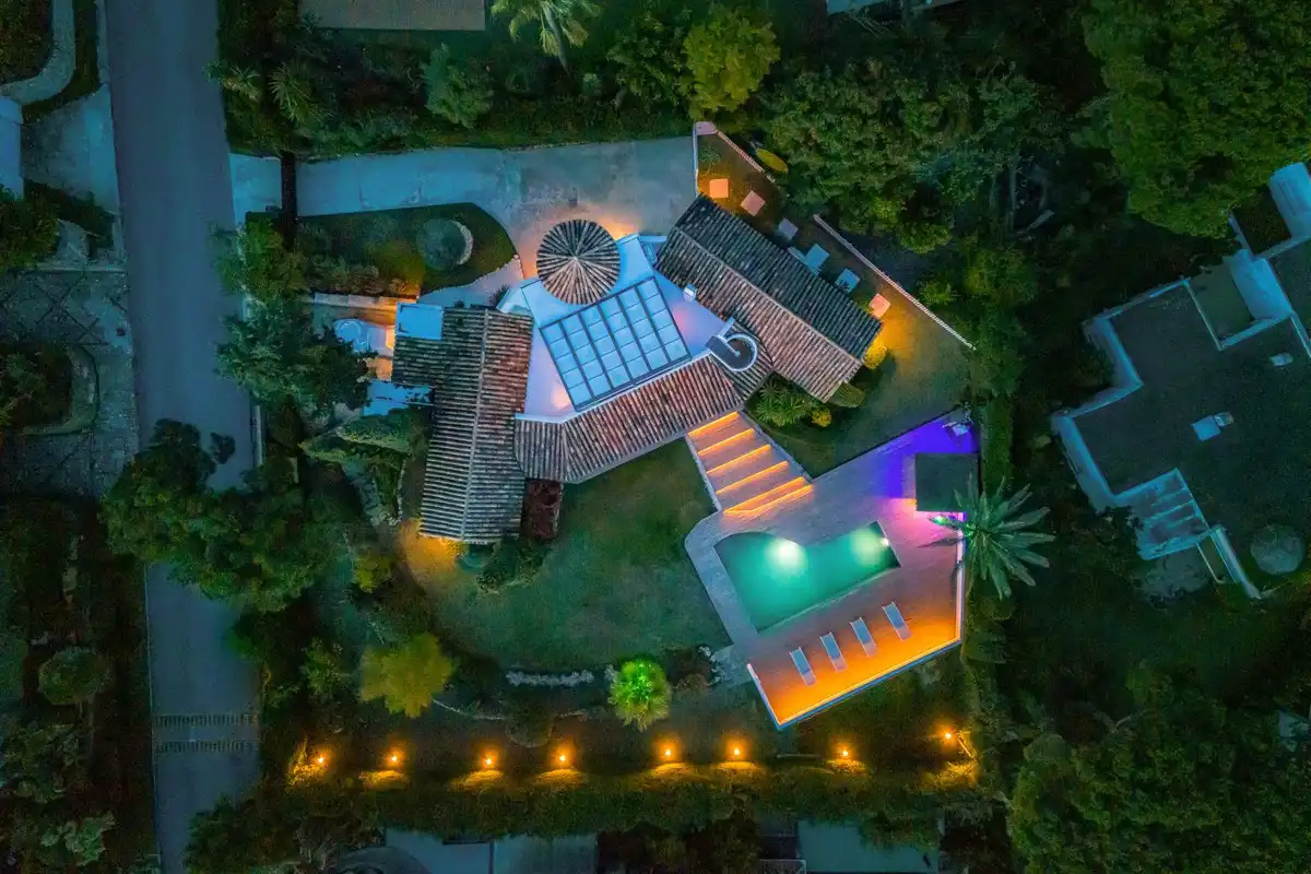 Jardín de Casa o chalet en venta en Marbella con Piscina
