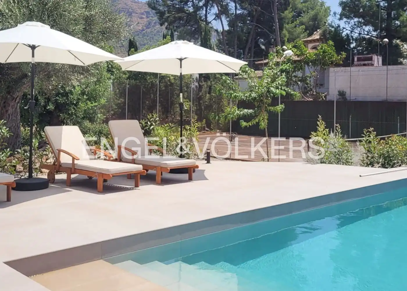 Piscina de Casa o xalet de lloguer en Náquera amb Aire condicionat, Calefacció i Jardí privat