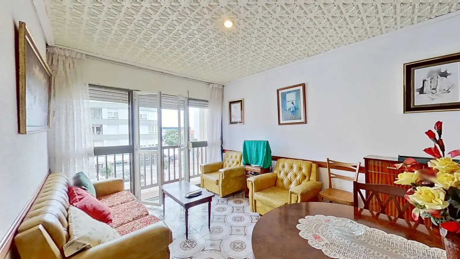 Sala de estar de Piso en venta en Suances