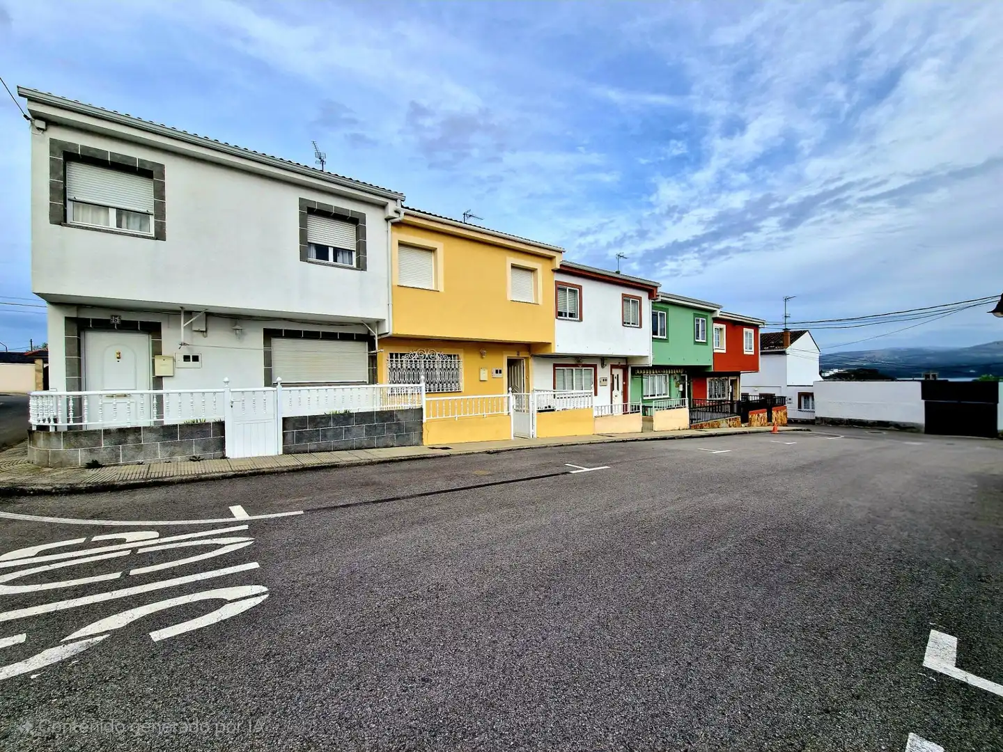 Außenansicht von Einfamilien-Reihenhaus zum Verkauf in Ribadeo mit Heizung, Privatgarten und Terrasse