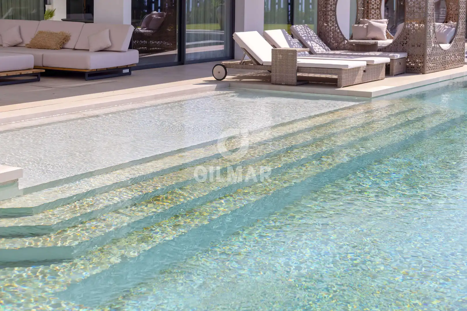 Swimming pool of Houses for sale in Benalmádena  with Heating, Private garden and Swimming Pool