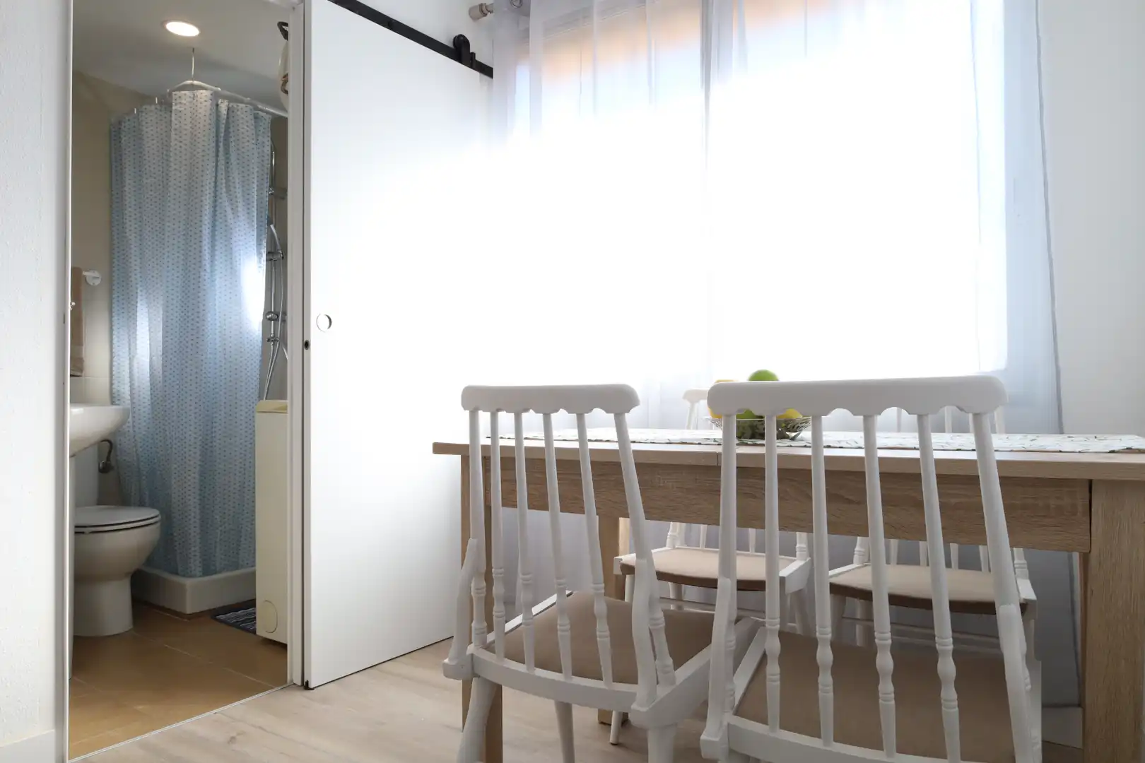 Schlafzimmer von Wohnung zur Miete in Jijona / Xixona mit Heizung, Möbliert und Ofen