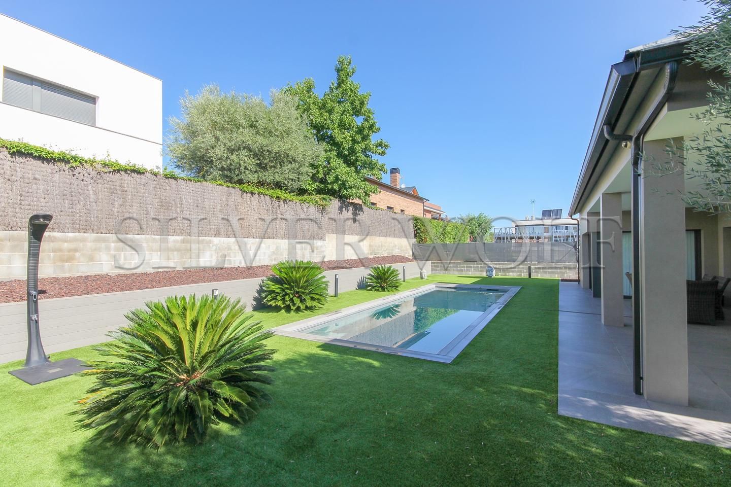 Piscina de Casa o chalet en venta en Palau-solità i Plegamans con Aire acondicionado, Calefacción y Jardín privado