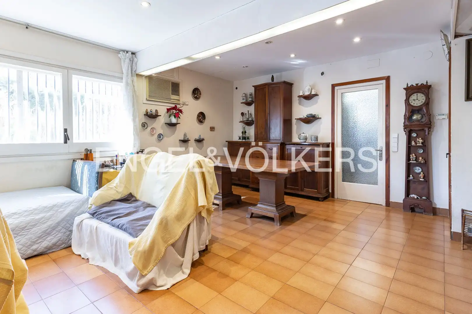 Sala d'estar de Apartament en venda en Premià de Dalt amb Calefacció, Jardí privat i Terrassa