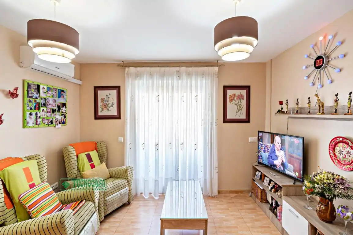 Sala de estar de Piso en venta en El Ejido con Terraza